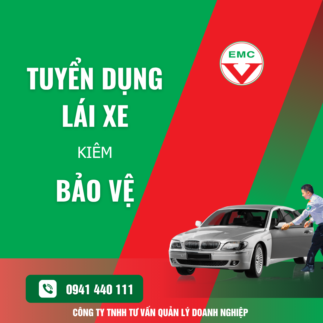 TUYỂN DỤNG NHÂN VIÊN LÁI XE KIÊM BẢO VỆ